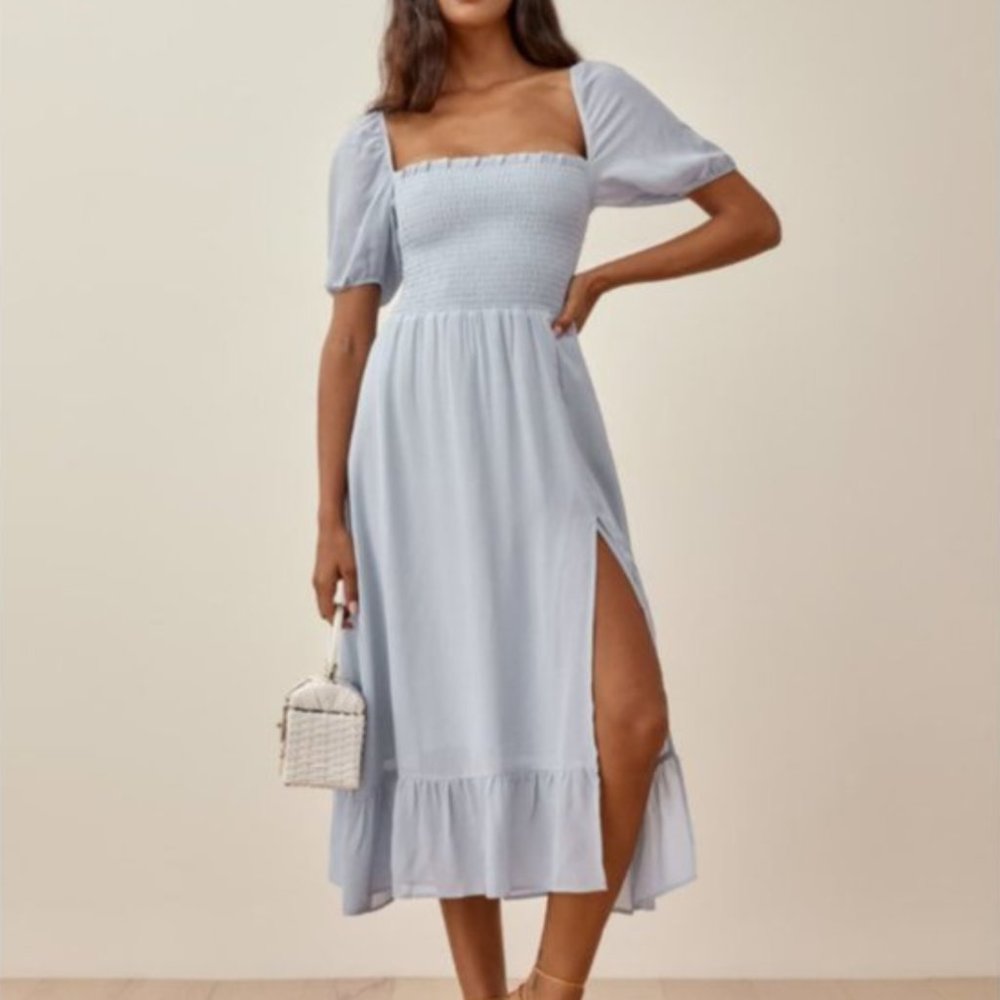 Sale🌈Reformation Meadow Dress - Mineral - Picture 1 of 7